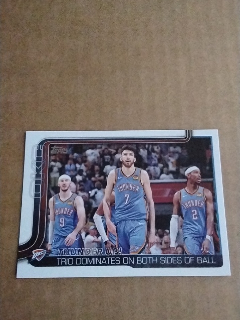 SHAI GILGEOUS ALEXANDER BASKETBAĹL CARDS LOT 3